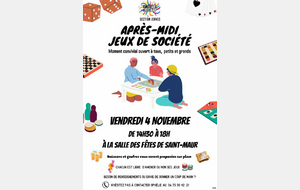 Après-midi jeux de société