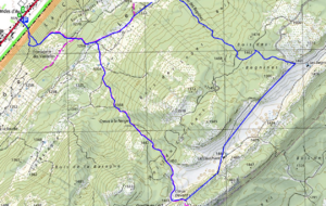 Lieu : Bois d'Amont sortie raquettes proposée par : Patrice