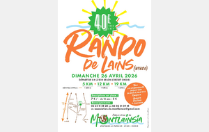 Rando de Lains : 40ème édition