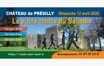 La p'tite trotte du Balladin le dimanche 12 avril (6ème édition)