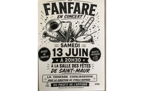 Concert salle des fêtes de Saint Maur